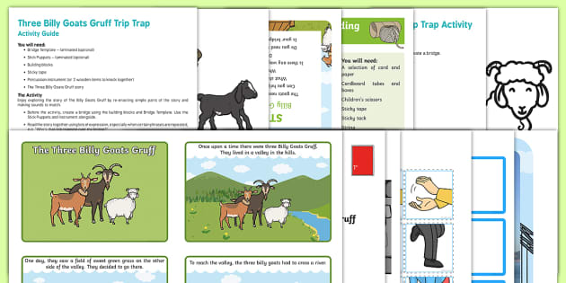 The Three Billy Goats Gruff Phase 1 Phonics Body Percussion Activity ...