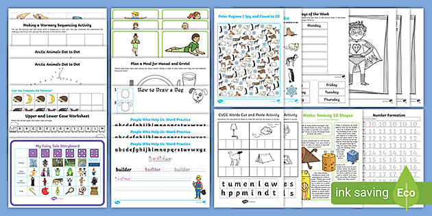 Northern Ireland School Closure P2 Pack 1 teacher made