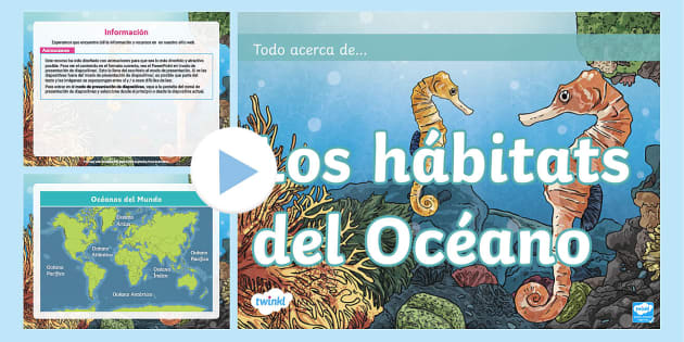 powerpoint del océano azul