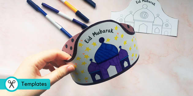 Eid Crown Printable | Eid Activities - Twinkl