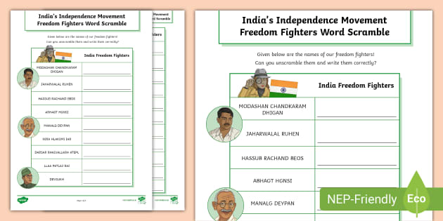 india-s-independence-movement-freedom-fighters-word-scramble