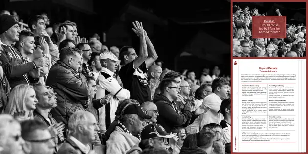 The difference between black football fans and white football fans