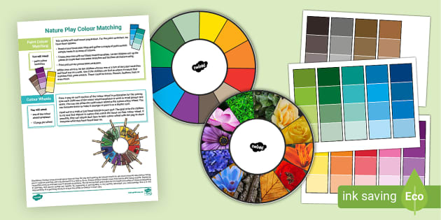 Nature Play With Colour Matching Activities (Lehrer Gemacht)