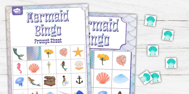 Mermaid Bingo Printable | Twinkl Party (teacher made)