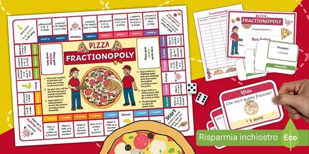 Pizzeria Italia, gioco da tavolo strategico per bambini