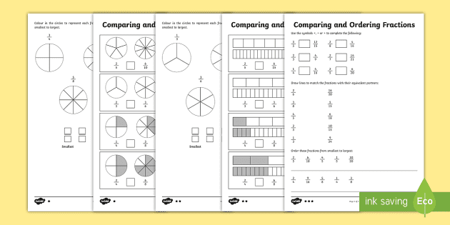 differentiated ordering worksheets teacher made