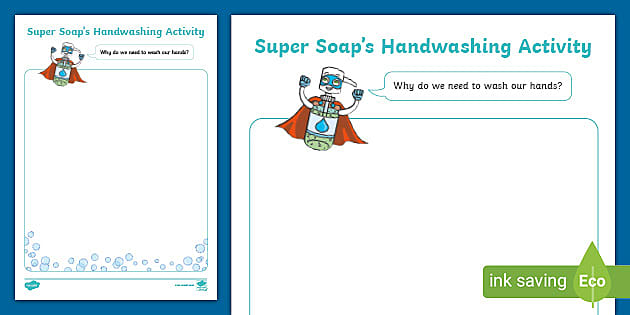 Super Soap's Handwashing Activity (teacher Made) - Twinkl