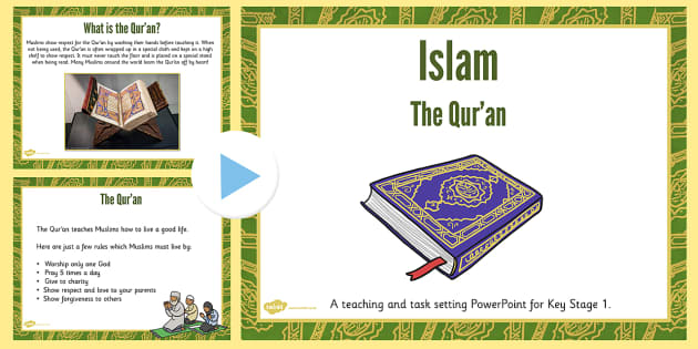 KS1 Islam And The Qur'an Teaching And Task Setting PowerPoint