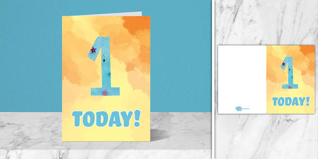1 Today Card | Twinkl Party (teacher made) - Twinkl
