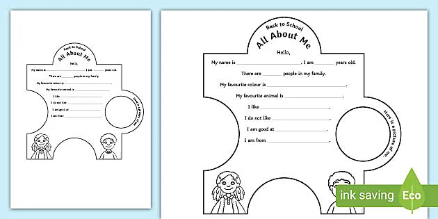 Printable Jigsaw Back To School Class Icebreaker