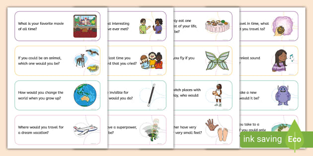 Funny Question Cards (teacher made) - Twinkl