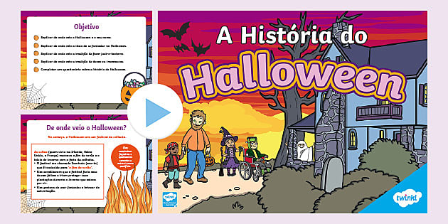 Encontrar dois mesmos personagens de halloween, jogo educacional para  crianças