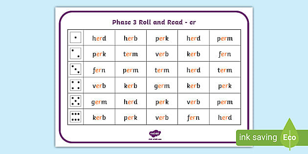 Literacy/EYFS/SEN/KS1/PHONEMES/SOUNDS Details about   Phase 3 Phonics Roll a Sound 