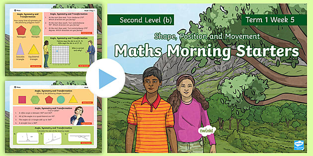 Maths Morning Starters Second Level (b) Term 1 Week 5 PowerPoint