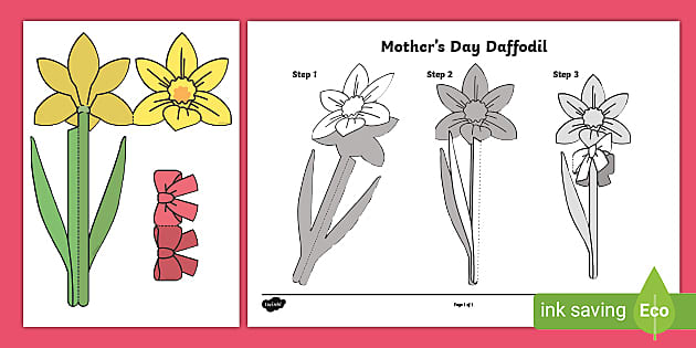 Daffodil Flower - Stylish Sublimation Digital Download - Per - Inspire  Uplift