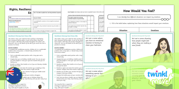 Year 4 RRRR Emotional Literacy Lesson Pack (profesor hizo)