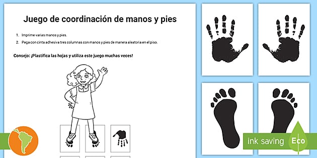 Ridículo Ventilación nada Juego: Coordinación de manos y pies (Teacher-Made) - Twinkl