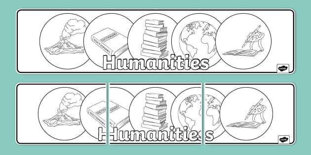 Humanities Colouring Display Banner (teacher made) - Twinkl