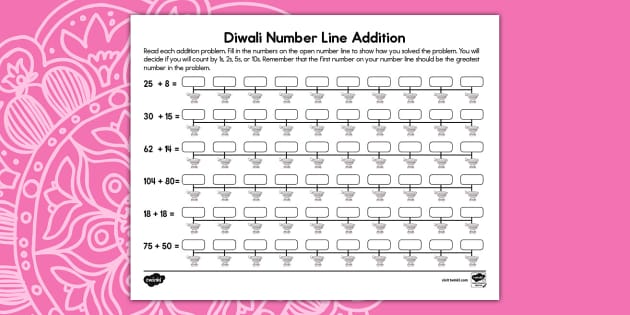 second-grade-diwali-number-line-addition-activity-twinkl