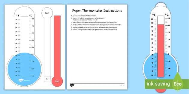 Grade 4 Temperature Worksheets: Fahrenheit and Celsius