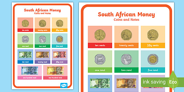 south african money sa money currency cut outs