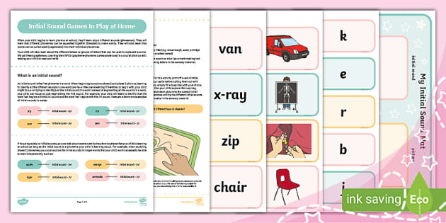 Initial Sound Games to Play at Home (teacher made) - Twinkl