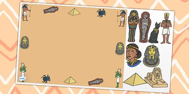 Ancient Egypt Editable PowerPoint Background Template