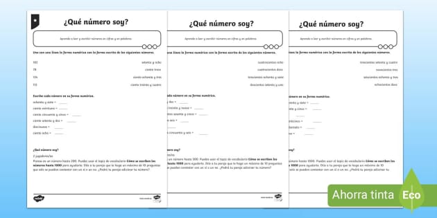 Ficha De Actividad Por Niveles Qu N Mero Soy Twinkl