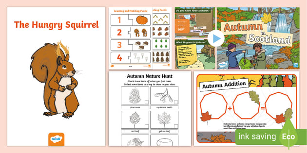 Autumn Taster Resource Pack for Early Level (Teacher-Made)