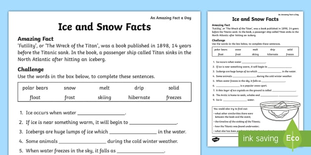 What Is Snow? How Does It Form? (Plus Free Worksheet + Slides)