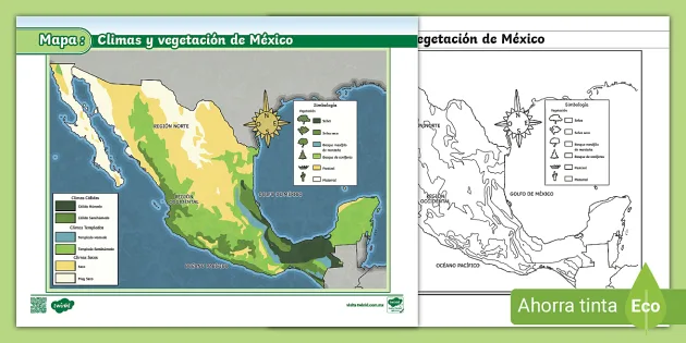 mapa del tiempo para niños con símbolos