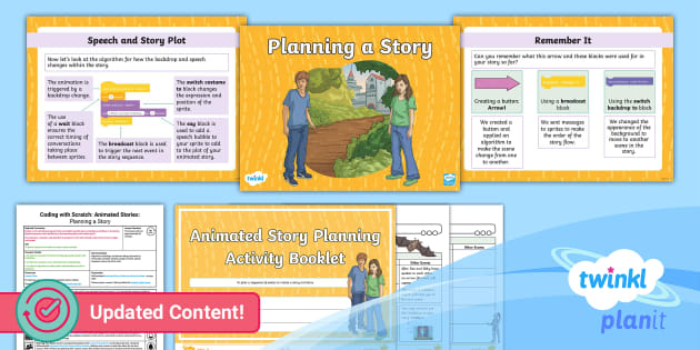 Y6 Coding with Scratch Animated Stories: Planning a Story