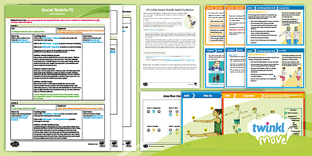 Socially Distanced Bubble PE Planning - LKS2 Circuit Training Unit Pack