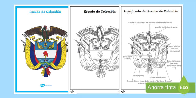 Escudo de Colombia: Elementos, origen y evolución - Twinkl