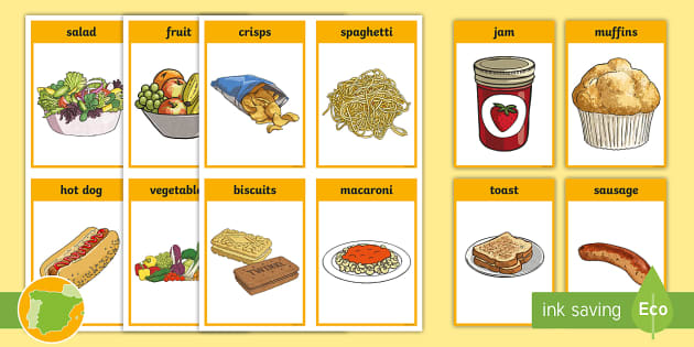 comidas ingles  Learning english for kids, English lessons for