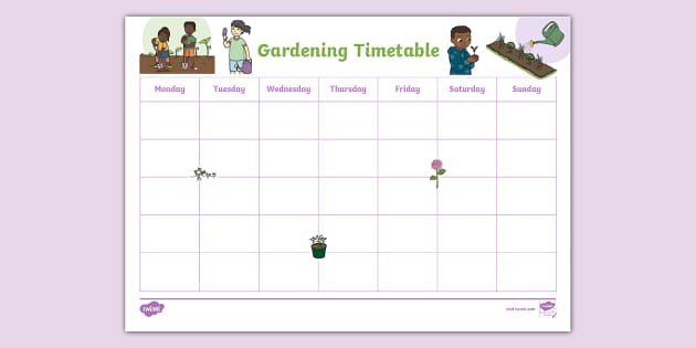 editable-monthly-gardening-timetable-ks1-twinkl