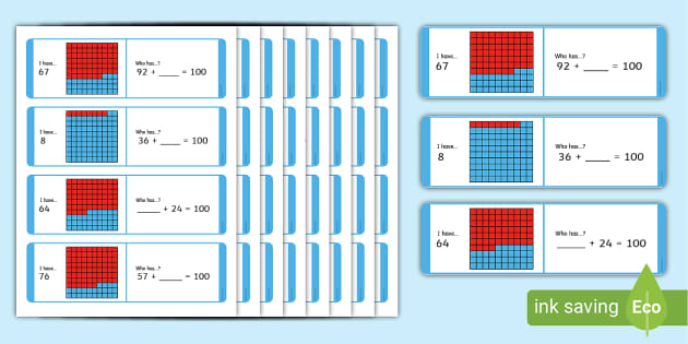 maths-number-bonds-to-100-loop-cards-twinkl-primary