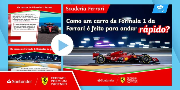 FREE! - Scuderia Ferrari F1: Partes de um Carro de F1 - Jogo Interativo