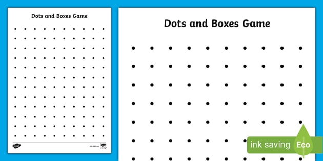Dots and Boxes Game (teacher made) - Twinkl