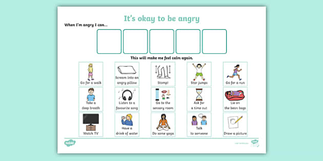 When I'm Angry I Can Choice Cards (teacher made)