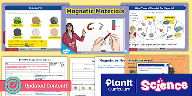 Y3 Forces and Magnets: Magnetic Materials: Lesson 4 - Twinkl