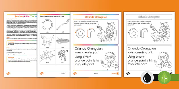 The ‘or’ Sound Phonics Worksheets - Twinkl CA - Twinkl