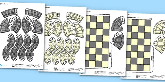 Download a Printable Paper Chess Set That You Can Make at Home – Scout Life  magazine