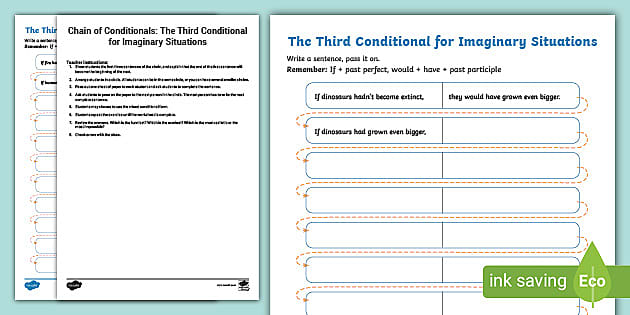 Condition sentences interactive worksheet