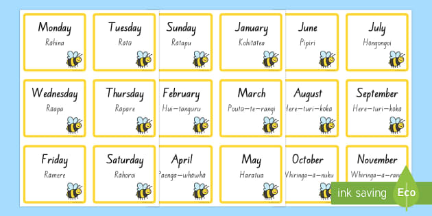 Days Of The Week And Months Of The Year (Teacher-Made), 41% OFF