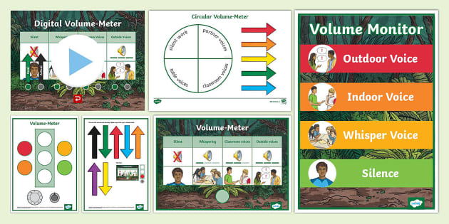 Classroom Volume Management Resource Pack (teacher made)