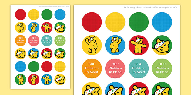 Free Gift BBC Spotty Pudsey Bear Kids Children In Need Dotty Spot Mens Charity