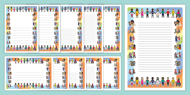 Friendship Page Borders (teacher made) - Twinkl