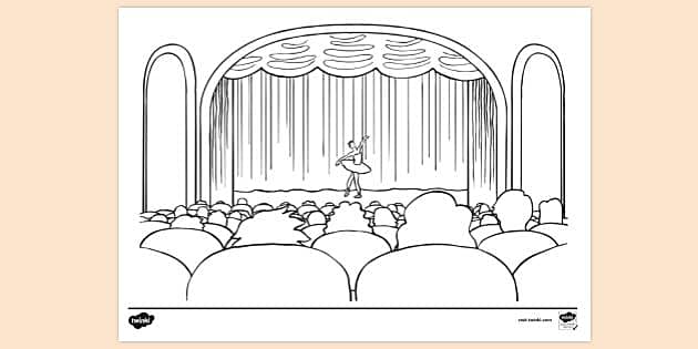 movie theater coloring pages for kids