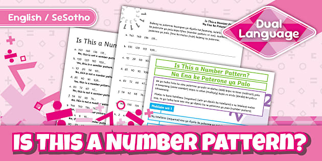Grade 4 - Maths – Term 3 - Is This A Number Pattern - Activity Sheet ...